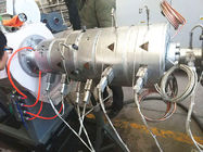 พีวีซีพีวีซีซัพพลายน้ำประปาคู่เครื่องจักรท่อพลาสติก Extruder Double สกรู