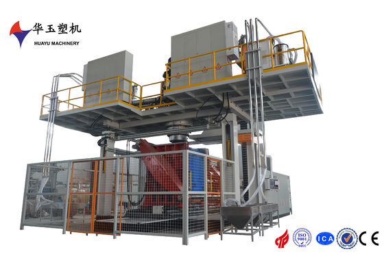 เครื่องเป่าขึ้นรูป 1000-5 สำหรับการผลิตภาชนะพลาสติกขนาดใหญ่ด้วยความเร็วสูง