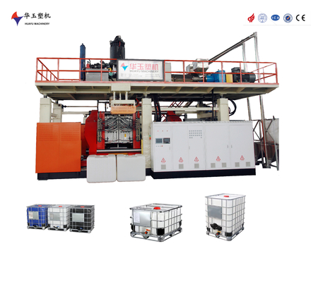 Huayu 1000L เครื่องพัดลม IBC 1 ชั้น เครื่องพัดลมอัตโนมัติสําหรับพลาสติก HDPE