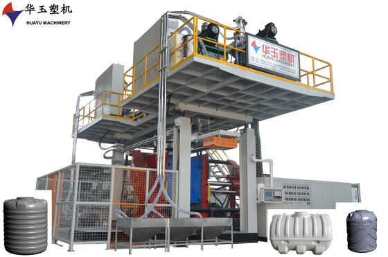 5000L ความจุ 4 ชั้น Co-Extrusion ความแม่นยําสูง IBC เครื่องพัดลมสําหรับผลิตภัณฑ์พลาสติกขนาดใหญ่